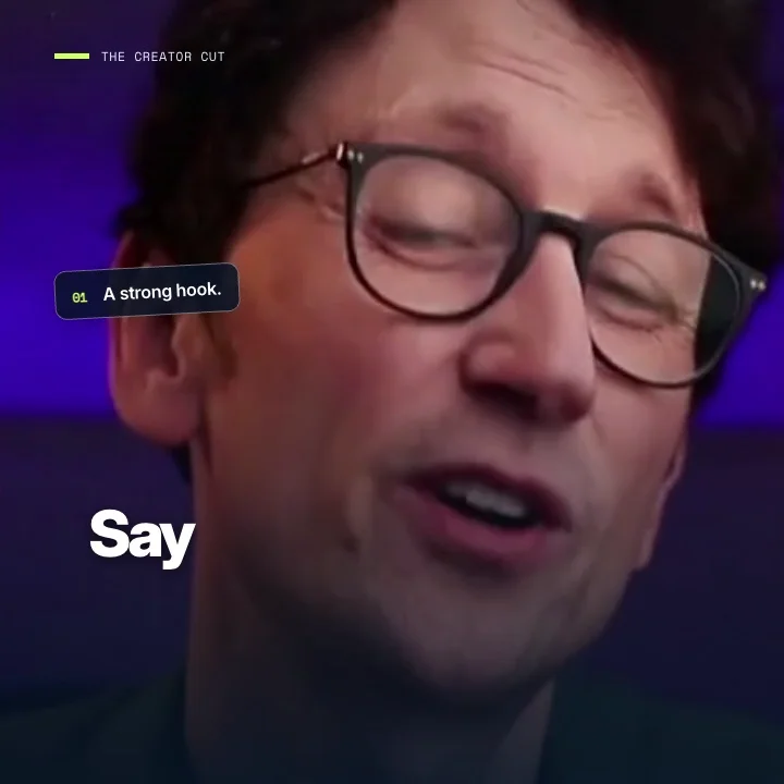Creator captions: second editing beat