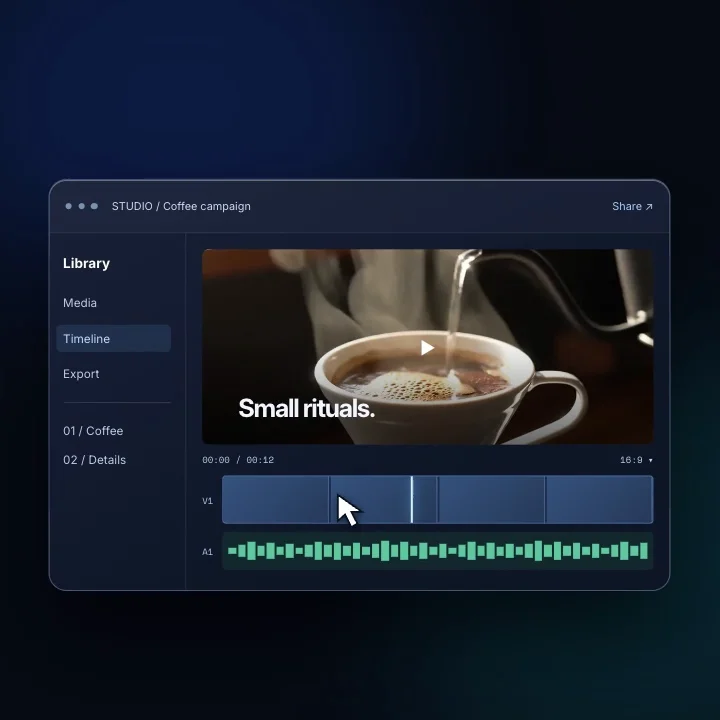 SaaS product motion: third editing beat