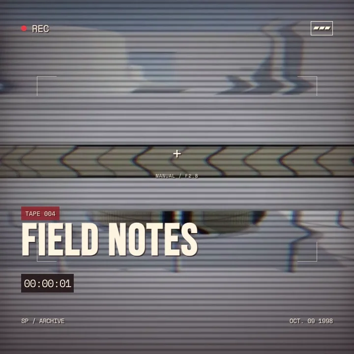 VHS archive: opening frame